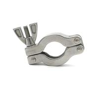 1 pezzo KF10 KF16 KF25 KF40 KF50 flangia in acciaio inossidabile 304 morsetto for vuoto raccordo rapido for tubi con staffa O-ring in FKM(Vacuum Clamp,KF40_1 PC)