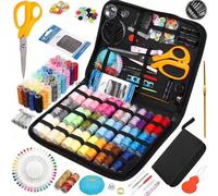 1 pezzo Kit da cucito portatile, set di attrezzi da cucito per uso domestico con scatola per fili, aghi, accessori per cucire (colore casuale) Tagli Unica,S-1,M-1,XXL-1,L-1,XL-1Poliestere