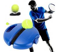 1 pezzo Kit di allenamento da tennis da esterno con palla da rimbalzo e corde per l'allenamento, accessori per l'apprendimento del tennis durevoli ed altamente elastici, adatti per donne, uomini princ