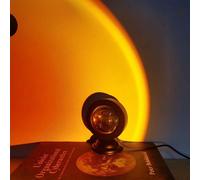 1 Pezzo Lampada A Pavimento Tramonto Con Proiettore Arcobaleno Usb, Perfetto Per Lo Studio Fotografico Del Tramonto, L'illuminazione Atmosferica Della Camera Da Letto E Soggiorno Domestico Tagli Unica