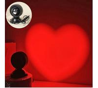 1 pezzo Lampada a proiezione del tramonto alimentata USB, d'atmosfera del tramonto, Proiettore di notturna a LED, Adatto per fotografia/feste selfie, decorazione per la casa, soggiorno, camera da lett