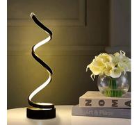1 pezzo Lampada da tavolo a forma di serpente a LED, luce di atmosfera interna a tre colori regolabili, a spirale (estensibile), adatta per soggiorni, camere da letto, uffici, comodini e altri luoghi