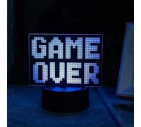 1 pezzo Lampada notturna a LED RGB touch sensor con scritta "GAME OVER" e "I CAN'T HEAR YOU I'M GAMING", lampada di atmosfera da gaming Tagli UnicaPC