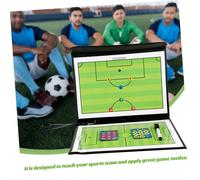 1 pezzo Lavagna tattica portatile multifunzionale per calcio professionale, utilizzata per dimostrazioni di strategie e comunicazione con i giocatori durante gli allenamenti e le partite all'aperto La