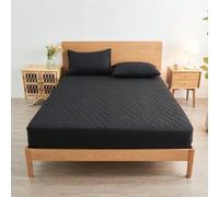 1 pezzo Lenzuolo impermeabile, biancheria da letto, lenzuolo con angoli, coprimaterasso, protettore per materasso, biancheria da letto morbida e confortevole per camera da letto, colore unito impermea
