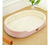 1 pezzo Lettino per animali domestici rimovibile e lavabile, adatto per tutte le stagioni, design semi-chiuso per cani e gatti di piccola/grande taglia, autunno/inverno L-65*45*14cm entro 20 catties,M