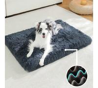 1 pezzo Letto ortopedico per cani, pelliccia morbida e lunga, schiuma a cella d'uovo, supporto robusto, materassino per il sonno per animali domestici comodo e caldo, adatto per cani piccoli/medi/gran