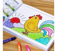 1 pezzo Libro da colorare per bambini - Attività educative divertenti per bambini da 3 a 6+ anni, che vanno dal semplice al impegnativo, con difficoltà gradualmente crescente, regalo creativo per l'ar