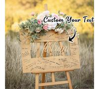 1 pezzo Libro degli ospiti da matrimonio personalizzato e creativo, bacheca per la firma della famiglia personalizzata, decorazione da matrimonio unica, libro degli ospiti in legno, diario da matrimon
