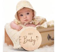 1 pezzo Libro degli ospiti per il battesimo del bambino con copertina in legno, libro degli ospiti per il festa di nascità, regalo per la cerimonia di battesimo del bambino (stile corda casuale), pers