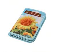 1 pezzo Libro educativo sensoriale per bambini con frutta e piante, libro interattivo cognitivo in tessuto simulato Montessori per genitori e figli, regalo per il ritorno a scuola, Ognissanti e Natale