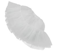 1 pezzo Lolita Sottogonna con volant Abito Sottogonna Sottogonna (Bianco)