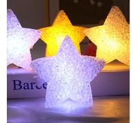 1 pezzo Luce a forma di stella a LED portatile, decorazione con luci a stella, adatto per stanze, festival, spettacoli, decorazioni per il palco piccolo,grande,taglia mediaHalloweenEVA
