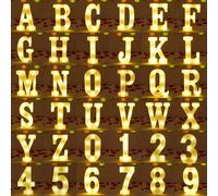 1 pezzo Luce a LED da 20,5 cm/8,08 pollici con 26 lettere inglesi illuminate, bianco, adatta per matrimoni, compleanni, feste, celebrazioni, Natale, decorazione della casa, San Valentino, Festa della