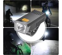 1 pezzo Luce a LED ricaricabile per bicicletta, faro a forma di , fari versatili per ciclio per guida notturna, luce galleggiante portatile, semplice da installare 1 confezioneABS