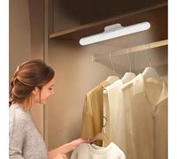 1 pezzo Luce a specchio LED, Luce per specchio trucco con sensore touch, Luce per mobile senza fili, Lampada da lettura regolabile, Luce da lettura a protezione degli occhi, Striscia luminosa LED port