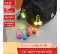 1 pezzo Luce da appendere zaino, Mini luce LED in silicone di avvertimento, disponibile in più colori, adatta per corsa, passeggiata e jogging di notte Bianco,rosso,verde,viola,blu,arancione,GialloSil