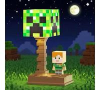 1 pezzo Luce decorativa stile pixel Creeper, lampada da scrivania ricaricabile USB Minecraft, luce notturna RGB, accessorio decorativo, luce da parete decorativa per camera da letto/soggiorno con cavo