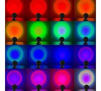 1 pezzo Luce di atmosfera al tramonto a LED - Crea un'atmosfera accogliente, adatta per la decorazione del soggiorno, l'illuminazione della camera da letto, la decorazione per le vacanze, i regali, le