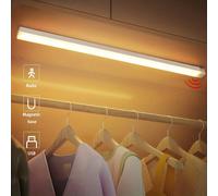 1 pezzo Luci a barra a LED con sensore di movimento PIR ricaricabili USB, luce portatile a induzione per mobile, per camera da letto, cucina, corridoio, decorazione da camera da letto 10 cm,20 cm,30 c