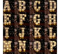 1 pezzo Luci a LED grandi da 22 cm/8,66 pollici con numeri e lettere, luci luminose, ganci per appendere sulla parete, forma a cuore, 26 lettere dell'alfabeto, numeri da 0 a 9, alimentazione a batteri