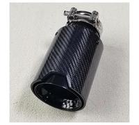 1 Pezzo Lucido In Fibra Di Carbonio Di Scarico Coda Marmitta Tubo Per M2 Per M3 Per M4 Per M5 Per M6 Universale Terminale Di Coda(60MM IN 80MM OUT)