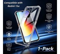 1 pezzo: L'ultimo modello di custodia trasparente per telefono X Iao Mi, adatta per Redmi 15a e A7 Pro, custodia trasparente per telefono, custodia anti-caduta, custodia per telefono di colore puro, c