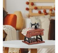 1 pezzo Macchina da cucire vintage retrò classica, scatola musicale meccanica, decorazione per la casa, regalo per la Festa della Mamma/Compleanno/Natale Tagli UnicaABS
