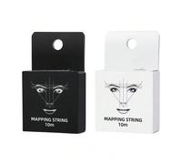 1 pezzo, Marcatore per microblading bianco/nero, filo per trucco permanente sopracciglia pre-inchiostrato, strumento di posizionamento delle sopracciglia PMU, forniture per trucco, economico, decorazi