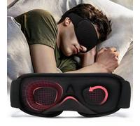 1 pezzo Maschera per dormire 3D 100% oscurante, benda per gli occhi per un sonno profondo, maschera per gli occhi per aiutare il sonno, adatta per viaggi, scuola, ritorno a scuola, viaggi, articoli es