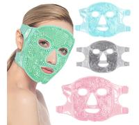 1 pezzo Maschera per gli occhi calda e fredda, cuscinetto di gel riutilizzabile per alleviare la stanchezza degli occhi e del viso, cuscinetto rinfrescante per il relax, adatto per estate, attività al