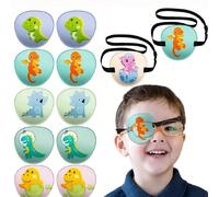 1 pezzo Maschera per gli occhi comoda e carina per occlusione, addestramento per strabismo e astigmatismo, maschera per occlusione oculare per bambini con ambliopia Charizard,Bolla di bolle,Drago tuor