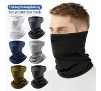 1 pezzo Maschera per il viso unisex per ciclismo, accessorio per sport all'aperto antivento e antipolvere, traspirante, con motivo mimetico, scaldacollo nero,Rosso mimetico,blu mimetico,grigio,Blu Rea