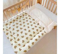 1 pezzo Materasso imbottito spesso per neonati, in morbido tessuto di pile per il calore, materasso per lettino, materasso trapuntato per bambini, reversibile e lavabile orso,paradiso degli animali do