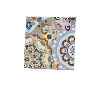 1 Pezzo Mattonella Piastrella Ornamentale Decoro Mosaico in Ceramica 20 x 20 cm