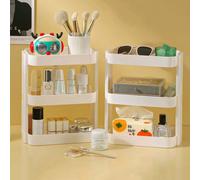 1 pezzo Mensola da scrivania multi-ripiano. Libreria da comodino. Scaffale portaoggetti per scrivania di studenti/ufficio Scatola portaoggetti a 2 strati,Scatola portaoggetti a 3 stratiPolipropilene