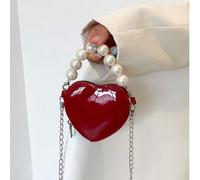 1 pezzo Mini borsa a spalla opaca e lucida, regalo di San Valentino, borsa a tracolla RitrattoPoliuretano