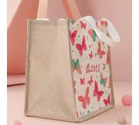 1 pezzo Mini borsa personalizzabile con stampa a farfalla e nome personalizzato, adatta per bambini e adolescenti, può essere regalata a fratelli o compagni di classe Poliestere