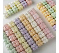 1 pezzo Mini Candela profumata a cubo, design a bolle fatto a mano, candela profumata carina come regalo giallo,Viola,blu,Bianco,rosa tenero,verde chiaro,Rosa chiaro,4 pezzi bianchi,4 pezzi gialli,4 p