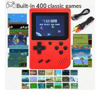 1 pezzo Mini Console Portatile da Gioco Retrò Macaron 400-in-1, Schermo Grande, Dispositivo Portatile Classico Retrò per il Gioco, con Batteria ad Alta Capacità da 1020mAh, Console Retrò (1 Giocatore/