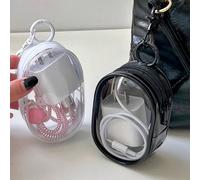 1 pezzo Mini scatola portatile trasparente per cavi, organizzatore multifunzionale per cavi dati, caricabatterie, auricolari ecc. Pratico per organizzare e trasportare i tuoi accessori ovunque, anche 