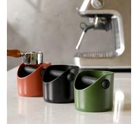 1 pezzo Mini secchio per residui di polvere di caffè, contenitore per scarti, secchio in plastica spessa per conservare la polvere di caffè rotonda, accessorio per il caffè, ideale per il ritorno a sc