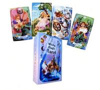 1 pezzo Misterioso set di carte dei tarocchi della strega, dimensione standard, carte divinatorie e manuale, gioco di carte per divinazione del destino - Guida misteriosa ed energia, adatto per intrat