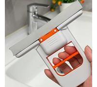 1 pezzo Mocio mini estensibile (spugna sostituibile) - Uso bagnato e asciutto, design compatto e salvaspazio, costruzione in plastica, adatto per cucine, bagni, soggiorni, finestre di auto - Strumento