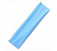 1 pezzo Moda che assorbe il sudore Yoga Colore della caramella Fascia per capelli Accessori per lo styling Sport Copricapo in tinta unita Copricapo-Azzurro cielo