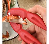 1 pezzo molletta a forma di granchio in plastica. Utensili da cucina, molletta per noci, forniture da cucina, strumenti per spaccare granchi e aragoste, metodi efficienti per friggere il pesce, in lav