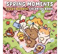 1 pezzo [MOMENTI DI PRIMAVERA] Libro da colorare con rilegatura a spirale CoCo, con pennarelli per colorare, caratterizzato da personaggi animali super carini, progettato per essere semplice e facile 