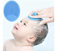 1 pezzo Morbido spazzola da bagno per neonati in silicone - delicata spazzola massaggiante per la pelle - elemento essenziale per il bagno ideale per le mamme, con design attento alle unghie rosa,verd
