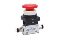 1 pezzo MOV-321EB MOV-321PB 1/8" PT filettato valvola pneumatica a testa a fungo rossa a tre vie e due posizioni con accessori(10mm)