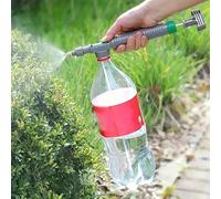 1 pezzo Nebulizzatore da giardino in plastica, Pompa a pressione portatile, Adattatore filettato universale conforme agli standard europei e statunitensi, Ugello regolabile per innaffiare e fertilizza